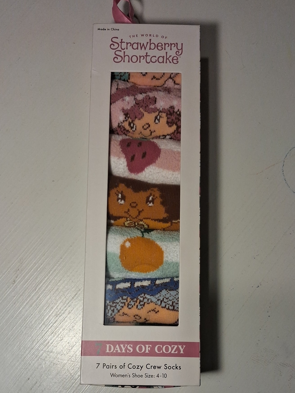 Strawberry Shortcake 7 Days Of Cozy. Womens Size 4-10.